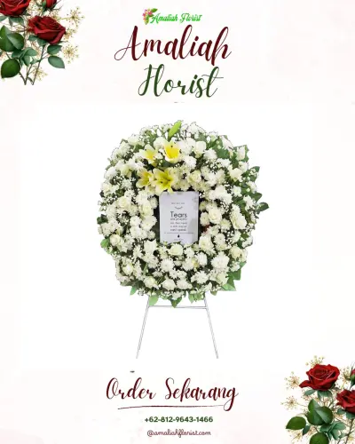 Krans Bunga Duka Cita di Kawasan Industri Surya Cipta Karawang