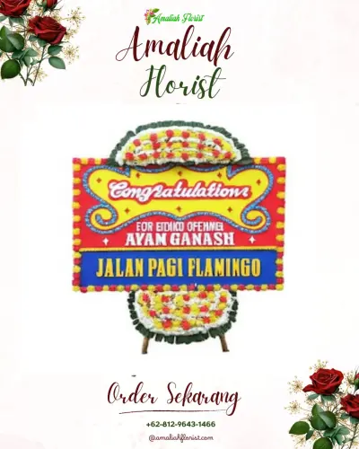 Bunga Papan Congratulation di Kawasan Industri Surya Cipta Karawang